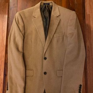 Stafford Wool Camel Sports Coat Jacket Blazer
